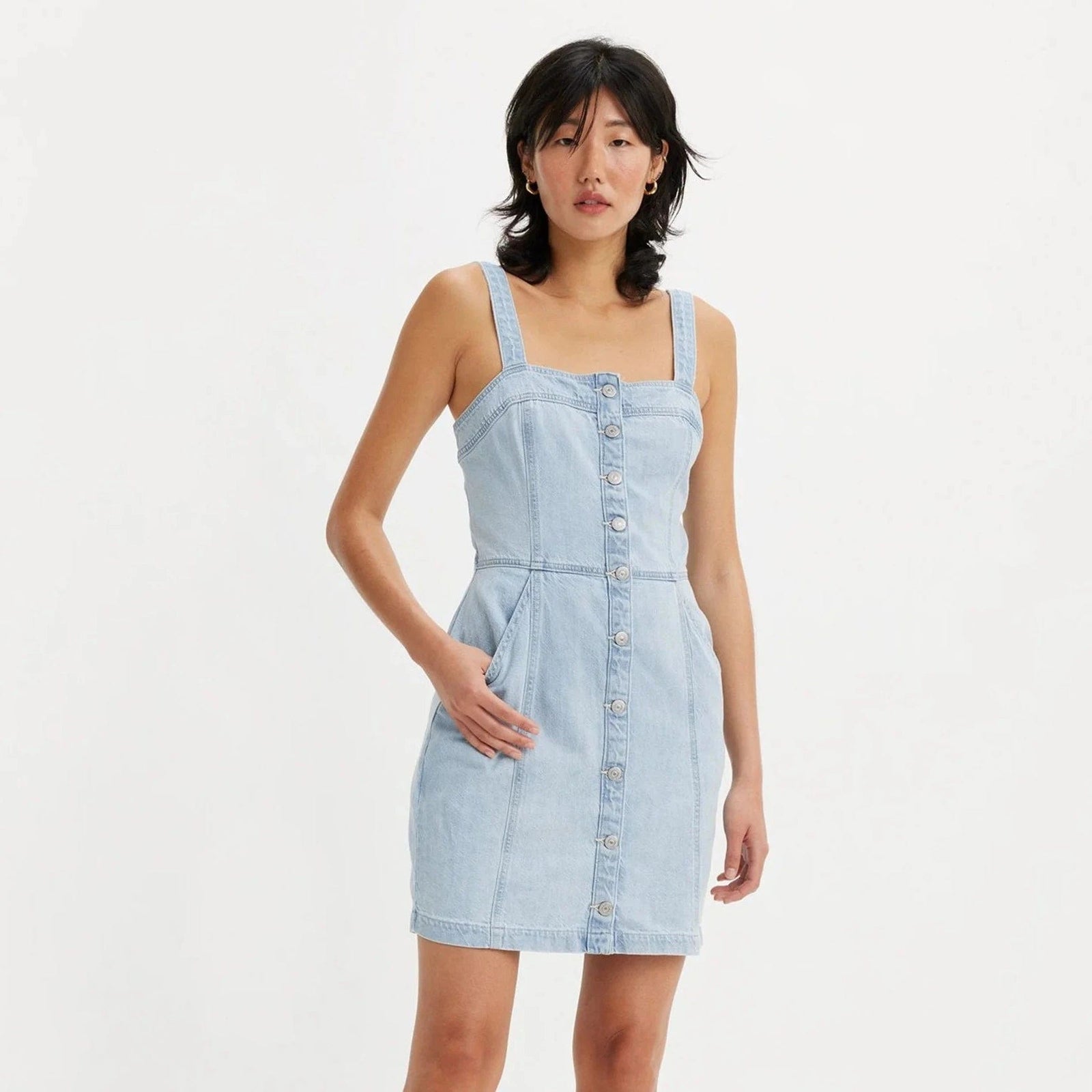 Levi s Drea Dress Denim Dress In cool poole