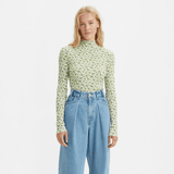 Levi's Flora Mockneck Tee Green