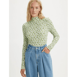 Levi's Flora Mockneck Tee Green