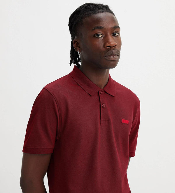 Levi's Housemark Polo Top in Chocolate Truffle