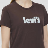 Levi's T-Shirt Logo-Print in Brown