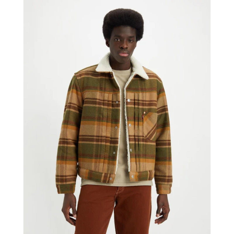 Levi checkered outlet jacket