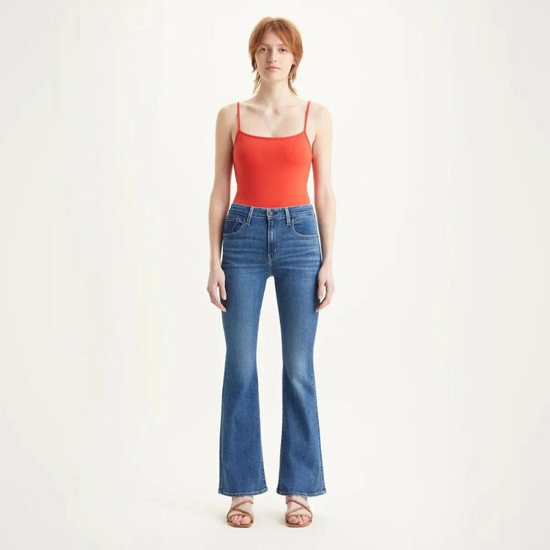 LEVI'S 726 High Rise Flare Womens Jeans - Take A Walk - MEDIUM