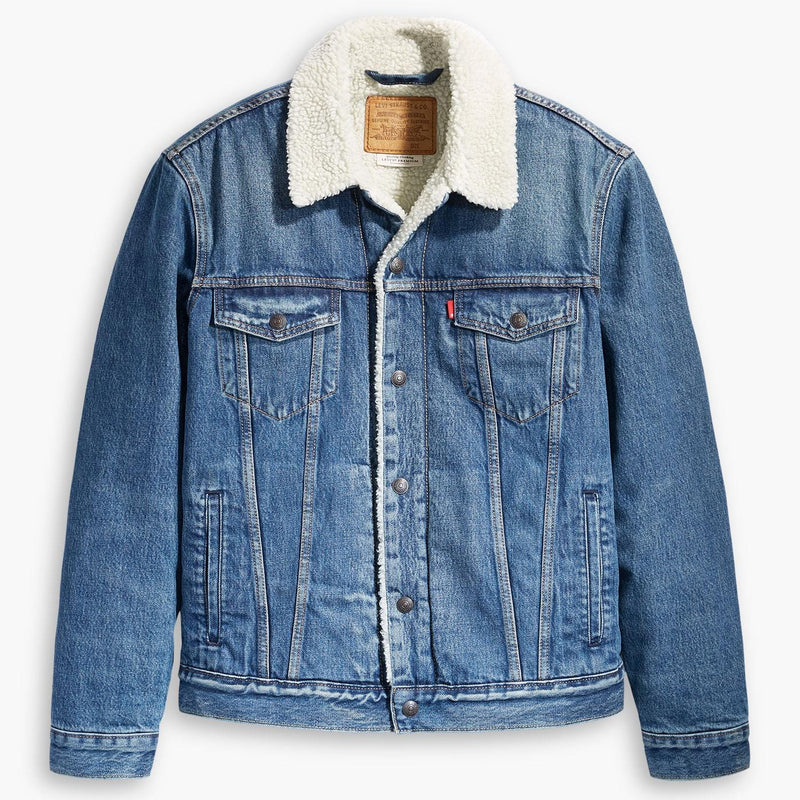 Levi's Faux Fur Trucker Denim Jacket | Fur lined denim jacket, Curvy  sweater, Denim jacket