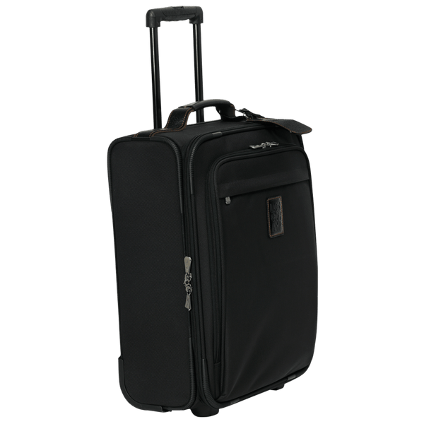 Longchamp Boxford S Suitcase Recycled Canvas in Black