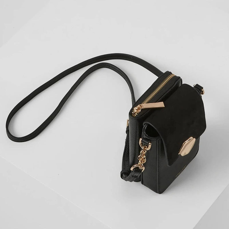 Luella Grey Zoe Phone Bag in Black