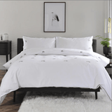 The Lyndon Company Feathers Duvet Set White