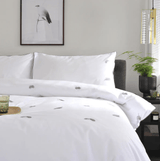 The Lyndon Company Feathers Duvet Set White