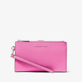 Michael Kors Adele Leather Smartphone Wallet Cerise