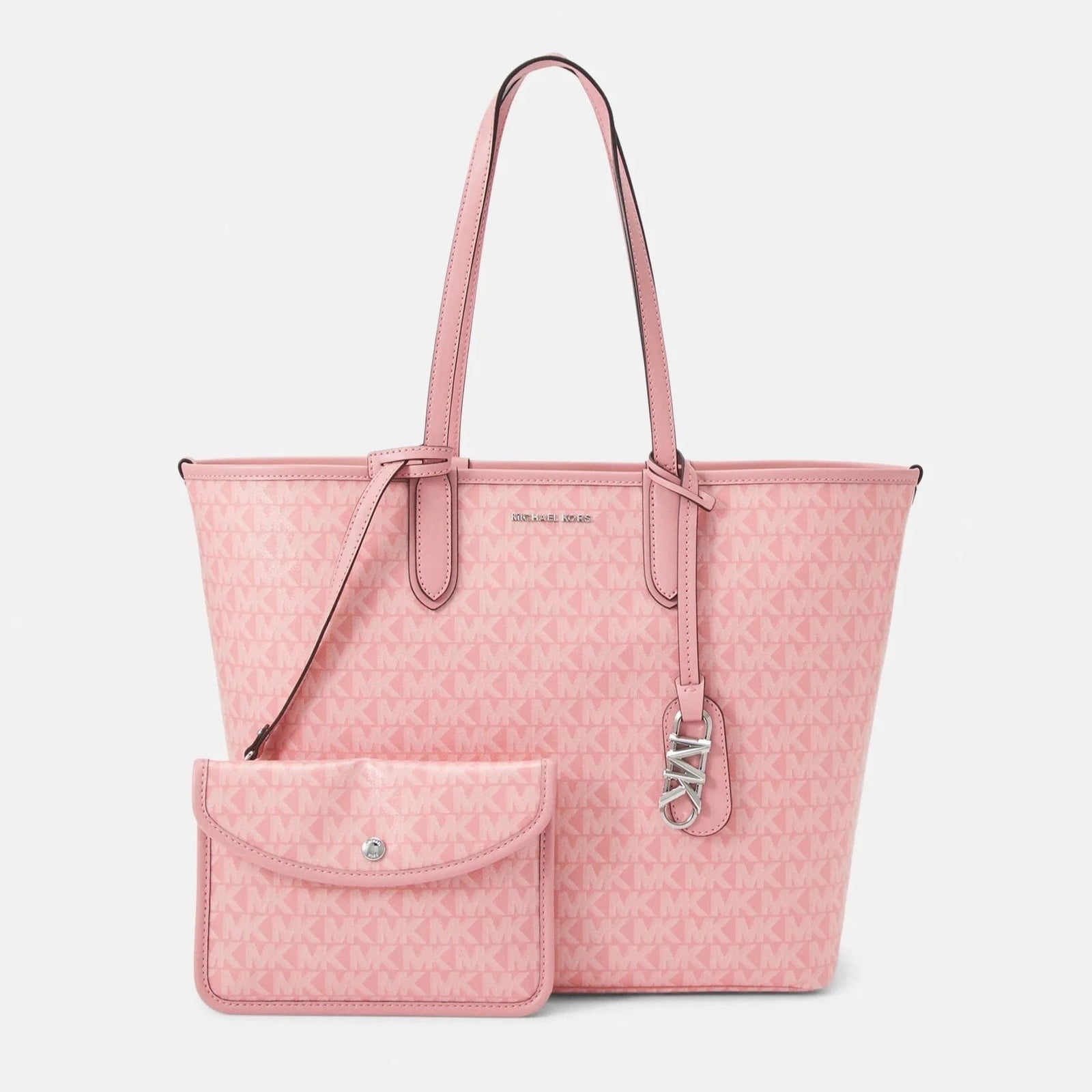 Michael kors pink tote bag on sale