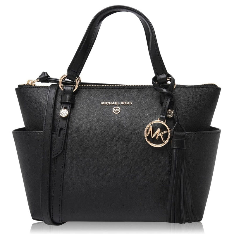 Michael Kors women's bag in grained leather Black | Caposerio.com