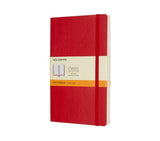 Moleskine Notebook Large Ruled Scarlet Red Soft Cover