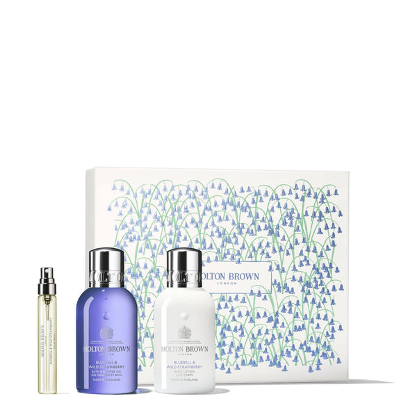 Molton Brown Bluebell & Wild Strawberry Travel Gift Set