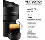 Nespresso Vertuo Pop in Liquorice Black by Magimix