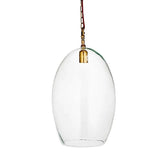 Nkuku Otoro Glass Pendant - Large Oval