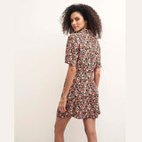 Nobody's Child Black Ditsy Fruit Print Daisy Mini Dress