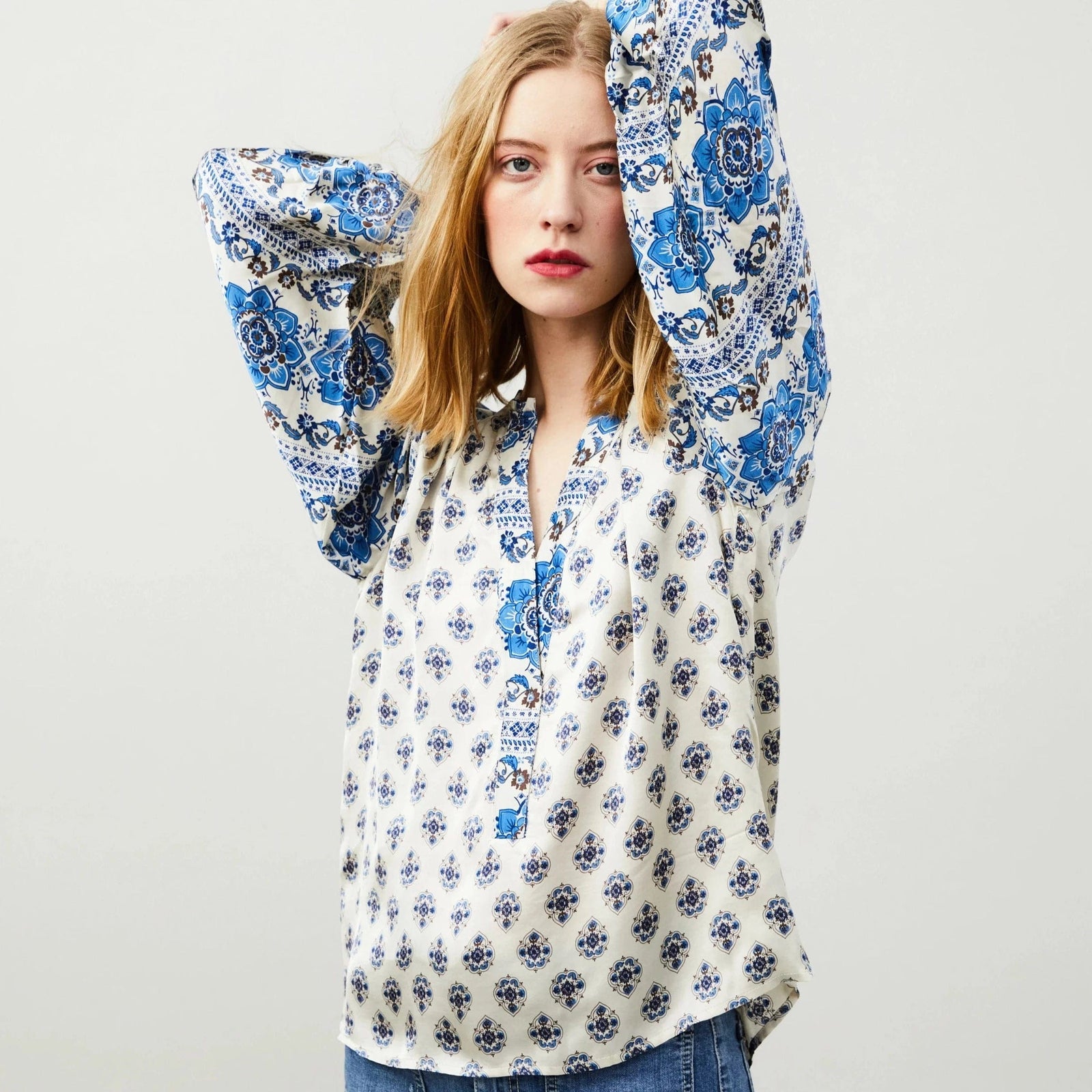 Odd Molly Hayden Blouse Light Porcelain