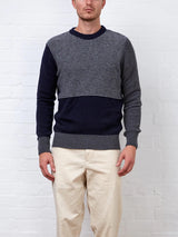 Oliver Spencer Blenheim Jumper Holford Navy/Charcoal