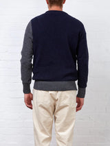 Oliver Spencer Blenheim Jumper Holford Navy/Charcoal