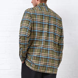 Oliver Spencer Brook Shirt Warland Green Multi