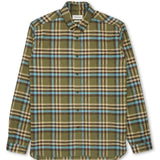 Oliver Spencer Brook Shirt Warland Green Multi