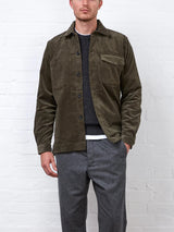 Oliver Spencer Killard Jacket Deakin Cord Green