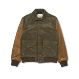 Oliver Spencer Linfield Bomber Jacket Deakin Cord Multi