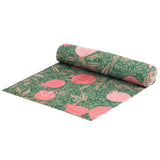 Paoletti Pomegranate Table Runner Green 180x35