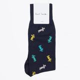 Paul Smith Cole Rabbit Socks In Navy