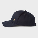 Paul Smith Men's Navy Cotton Zebra Logo Baseball Cap