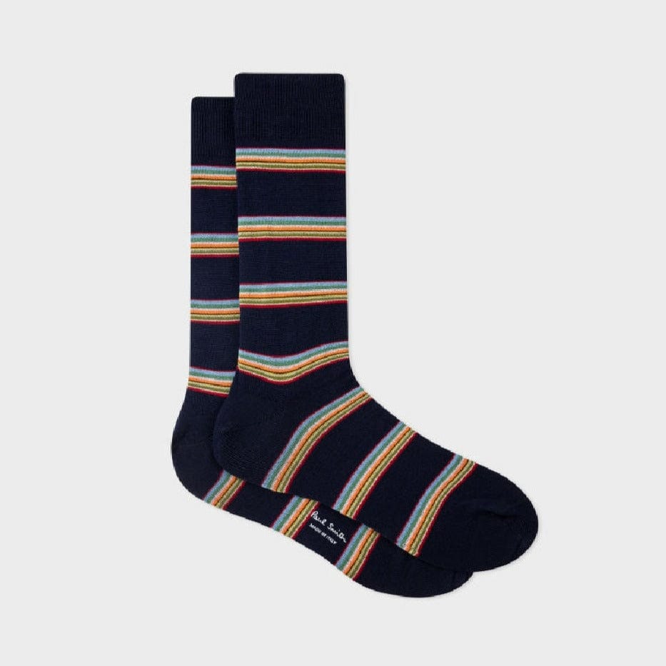 Paul Smith Mens Sock Signature Stripe Blue