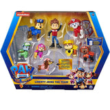 PAW Patrol Liberty Joins the Team 8 Figure Movie Gift Pack with Exclusive Collectible Figure