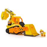 PAW Patrol Rubble and Crew Rubble's Bark Yard Deluxe Bulldozer Truck Set