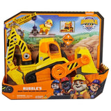 PAW Patrol Rubble and Crew Rubble's Bark Yard Deluxe Bulldozer Truck Set