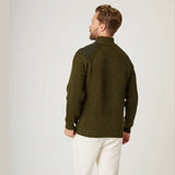 Peregrine Foxton Quarter Zip Jumper in Olive