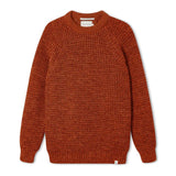 Peregrine Waffle Crew Knit Orange