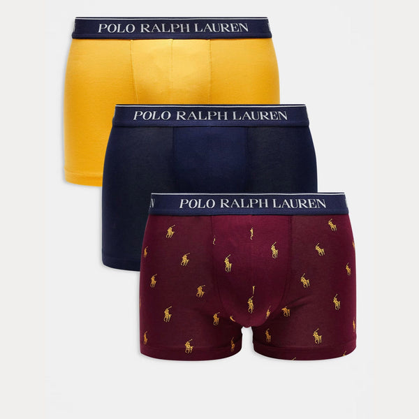 Polo Ralph Lauren Classic Trunk 3pack Red/Navy/Yellow