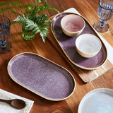 Portmeirion Minerals Medium Oval Platter In Amethyst