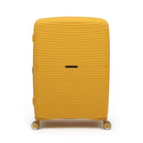 Qubed Data 74cm 4-Wheel Expandable Suitcase In Yellow