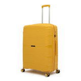 Qubed Data 74cm 4-Wheel Expandable Suitcase In Yellow