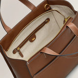 Radley Oak Street Ziptop Grab Dark in Saddle