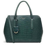 Radley London Liverpool Street 2.0 Croc Ziptop Bag Green