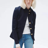 Rag & Bone Slade Ponte Blazer in Salute Navy