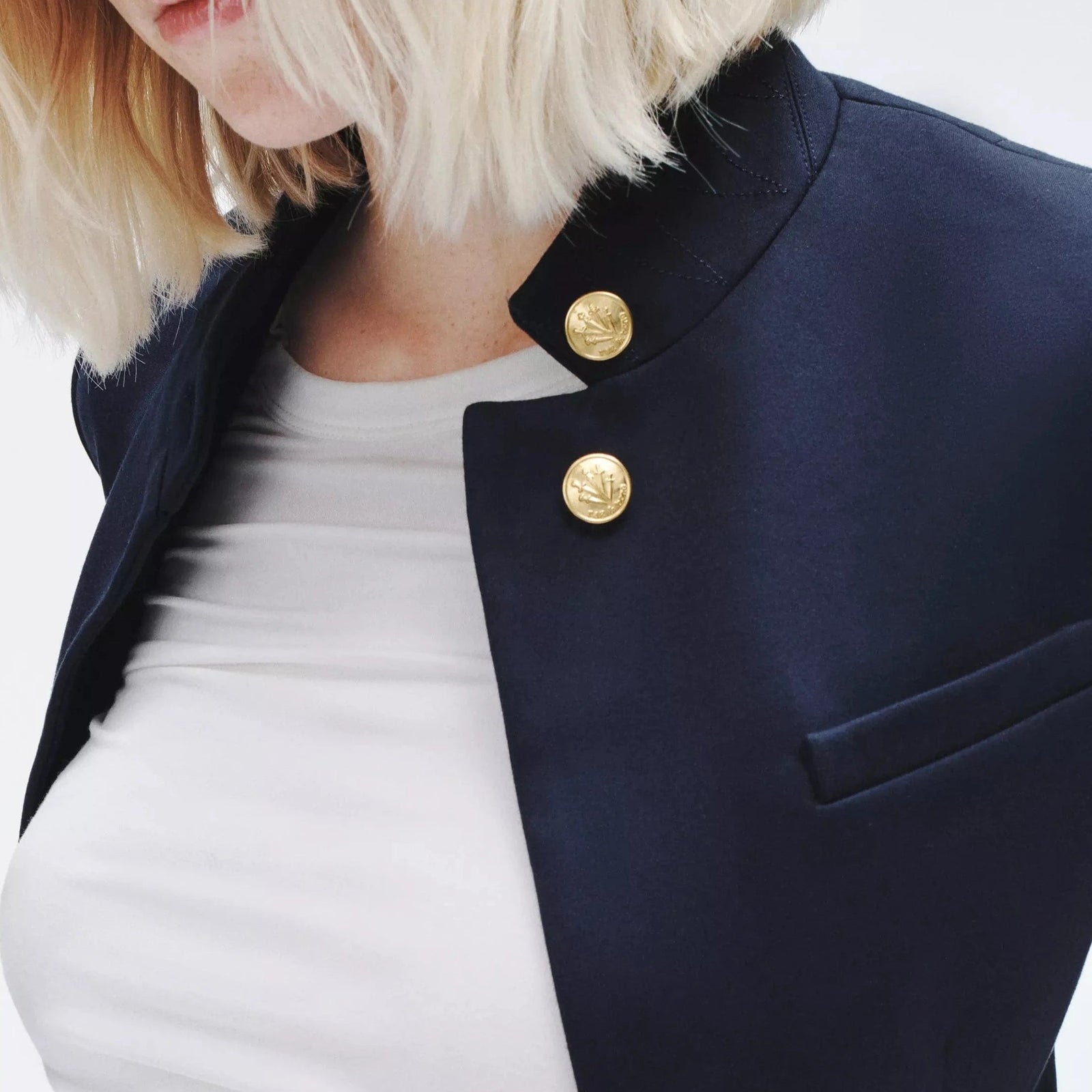 Rag and bone navy blazer best sale