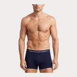 Polo Ralph Lauren Classic Stretch-Cotton Trunk 3-Pack in Hrvd Wine/Navy/Hnt Gr