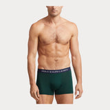 Polo Ralph Lauren Classic Stretch-Cotton Trunk 3-Pack in Hrvd Wine/Navy/Hnt Gr