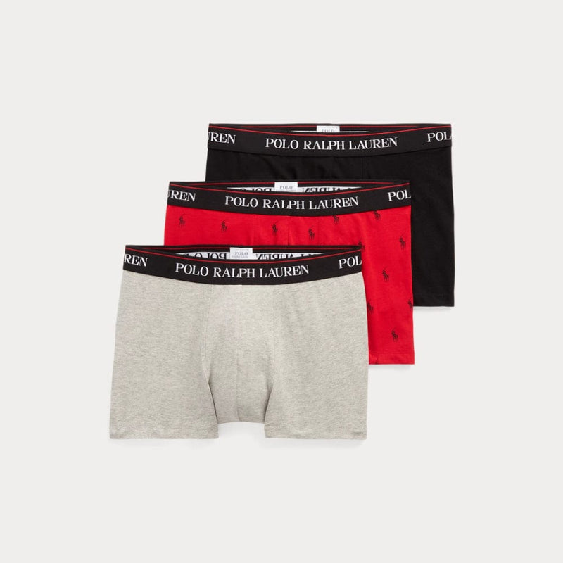 POLO RALPH LAUREN CLASSIC STRETCH-COTTON TRUNK 3-PACK