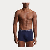 Polo Ralph Lauren Stretch Cotton Boxer Shorts 3-Pack in Cr Nvy/Saph Star/Brmd