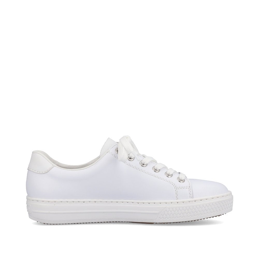 Rieker Zip Trainers in White