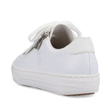 Rieker Zip Trainers in White